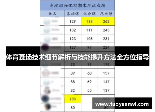 体育赛场技术细节解析与技能提升方法全方位指导