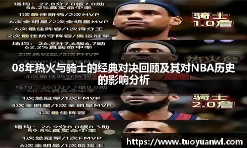 08年热火与骑士的经典对决回顾及其对NBA历史的影响分析